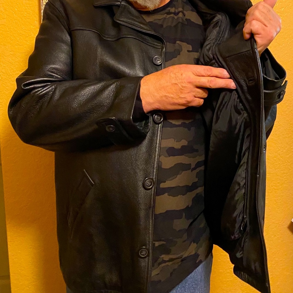 Vintage leather Men's Jacket